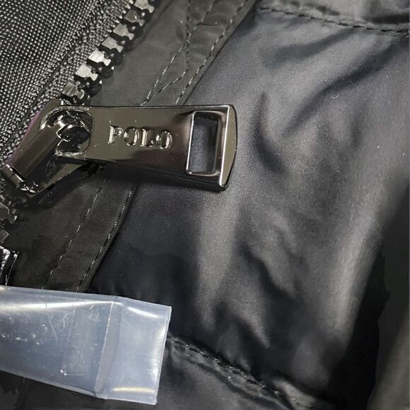 Polo Ralph Lauren Mens Triple Black Field Jacket size Large New with Tags (b) - Picture 7 of 14